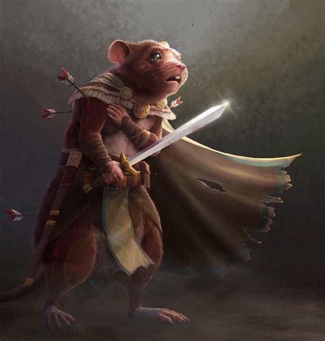 Artstation Ratoncito Guerrero Little Warrior Rat