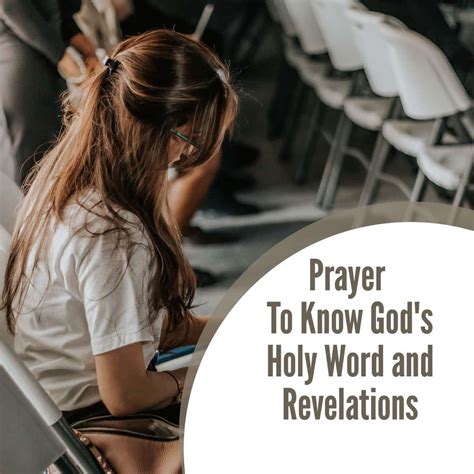 Prayer To Know Gods Word And Revelations Christianstt
