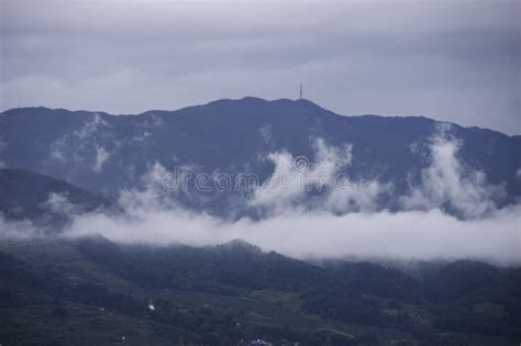 Misty Mountain Ranges Stock Image Image Of September 97717719