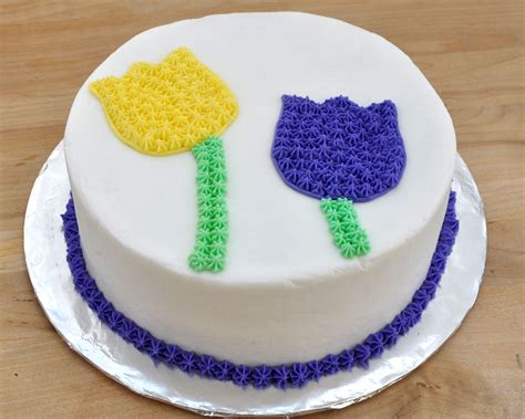Decorating simple birthday cake in minutes with special spatula gold flowers sprayed with gold airbrush pretty in pastels and luscious buttercream and looking eminently edible. Beki Cook's Cake Blog: Cake Decorating 101 - Easy Birthday ...
