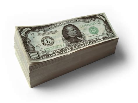 Stack Of 1 Dollar Bills