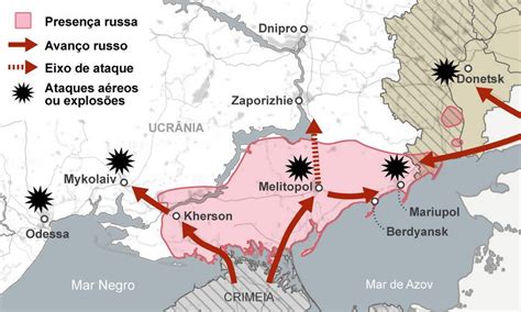 Guerra Na Ucrânia Mapas Mostram Avanço Das Tropas Russas No Quarto Dia Acompanhe Jornal O Globo