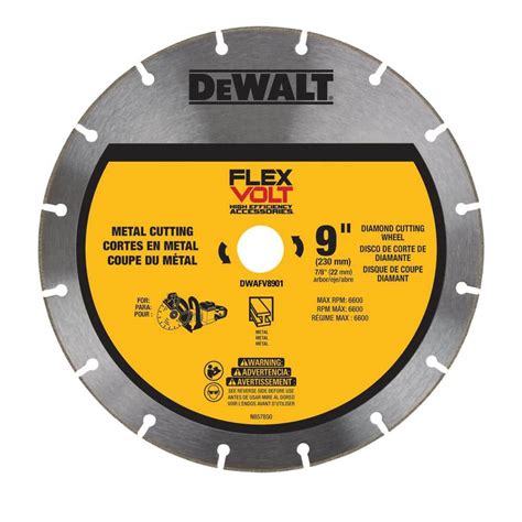 Dewalt 9 In Diamond Metal Cutting Cut Off Saw Blade Dwafv8901 The