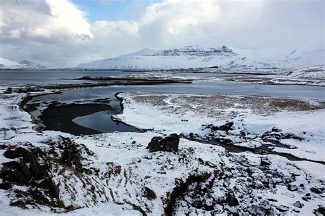 Zdjęcia Grundarfjordur Półwysep Snæfellsnes Widok Z Kirkjufellsfoss