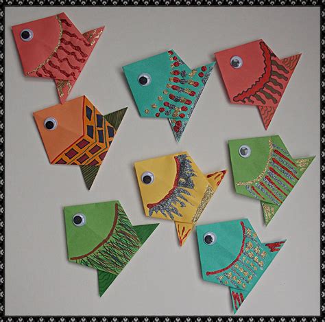 Origami Fish Origami Crafts Easy Origami For Kids Origami Easy
