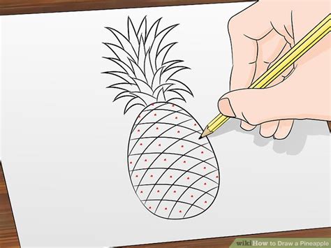 How To Draw A Pineapple 9 Steps With Pictures Wikihow