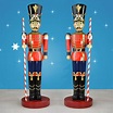 6.5-ft. Pair of Toy Soldiers with Striped Batons