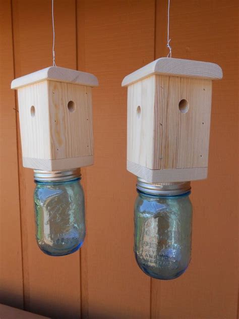 Cut your piece of lumber. 2 Carpenter Bee traps Wood Boring Bee Traps Including 2 ...