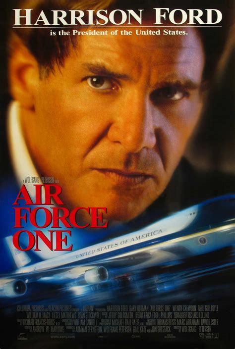 Wolfgang peterson's 1997 film, air force one, stars harrison ford as u.s. Air Force One (Air Force One) (1997) - C@rtelesmix