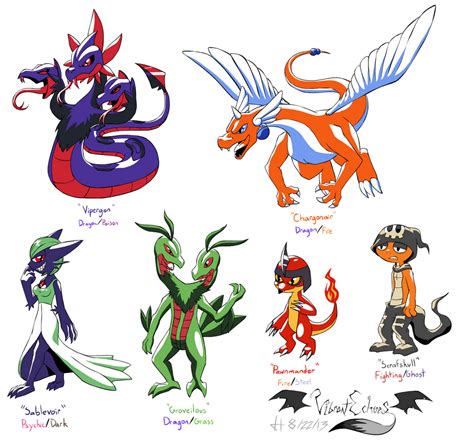 Pokemon Fusions By VibrantEchoes On DeviantArt
