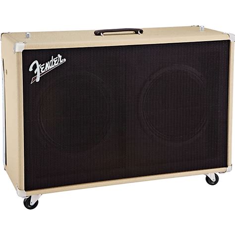 Fender Super Sonic 60 60w 2x12 Guitar Speaker Cabinet Blonde Straight