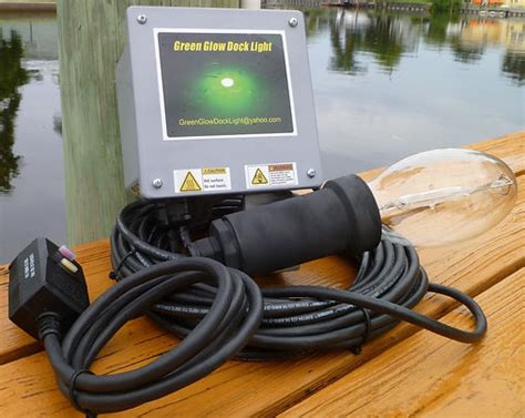 Green Glow Dock Light Snook Lights Fishing Light And Dock Lights