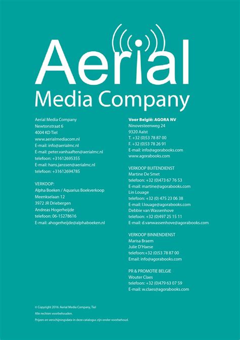 Aerial Zomer 2016 By Aerial Media Company Issuu