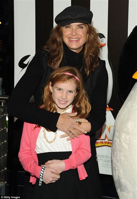 Brooke Shields Takes Daughters Ice Skating At Penguins Of Madagascar