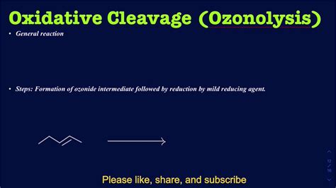 Oxidative Cleavage Of Alkenes Ozonolysis How To Predict Product