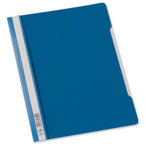 Buy Durable A4 Clear View Folder Plastic With Index Strip Extra Wide