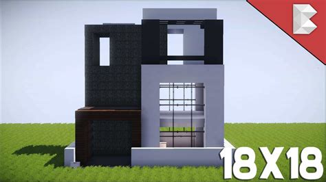 Minecraft 18x18 Modern House Tutorial Best Small Modern House