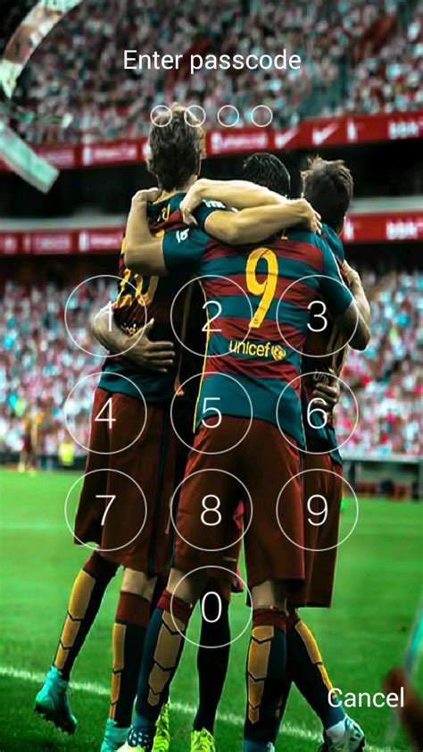Скачать Fc Barcelona Lock Screen Apk для Android