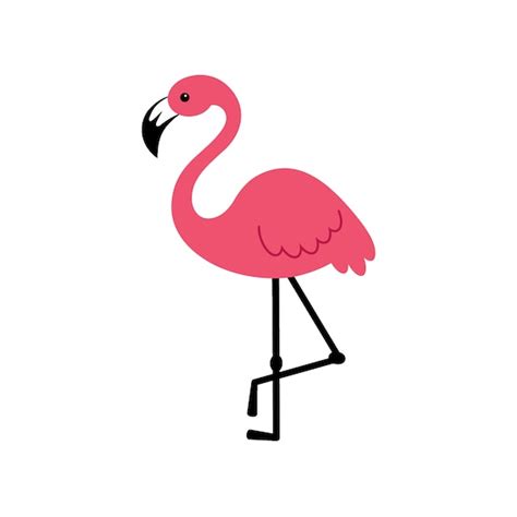 Flamingo Single Clipart Flamingo Graphic Digital Images Etsy Uk