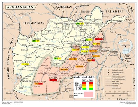 The afghan government issued its first district map in 1973. Afghanistan: Mapping the rising violence | FDD's Long War Journal