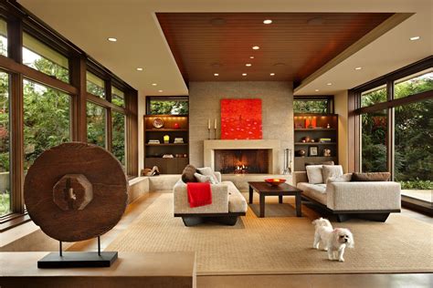 Asian Inspired Contemporary Mercer Island Lake House