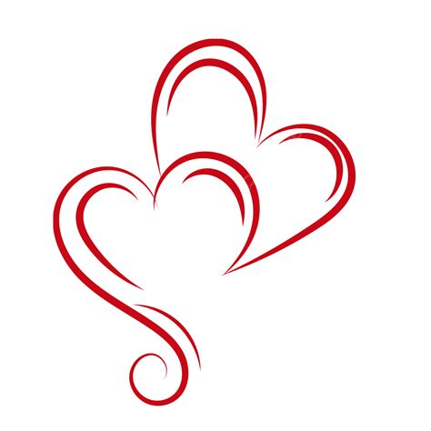 Gambar Logo Hati Vektor Seni Hati Cinta Hati Cinta Png Dan Vektor