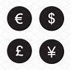Currency symbols icons. Vector ~ Icons ~ Creative Market