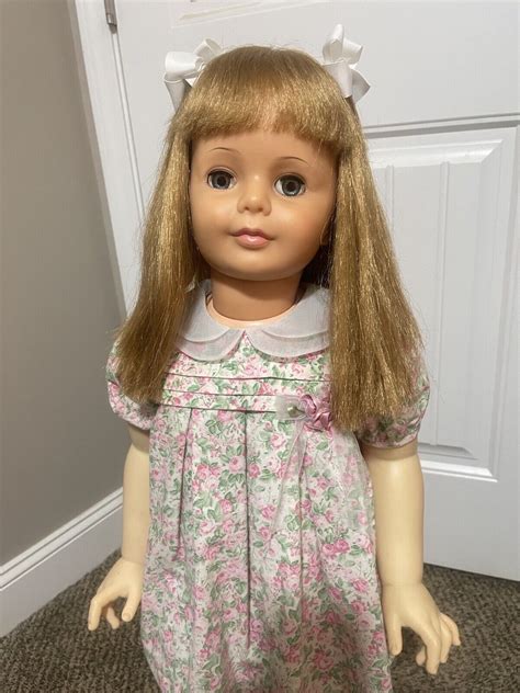 vintage ideal patti playpal strawberry blonde doll 36” good condition ebay
