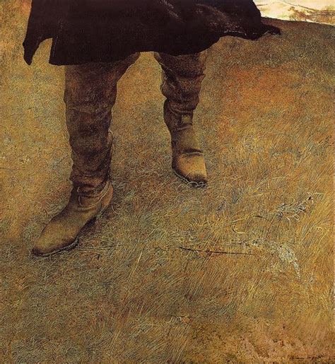 Andrew Wyeth Trodden Weed 1951 Tempera On Panel By Plum Leaves Via