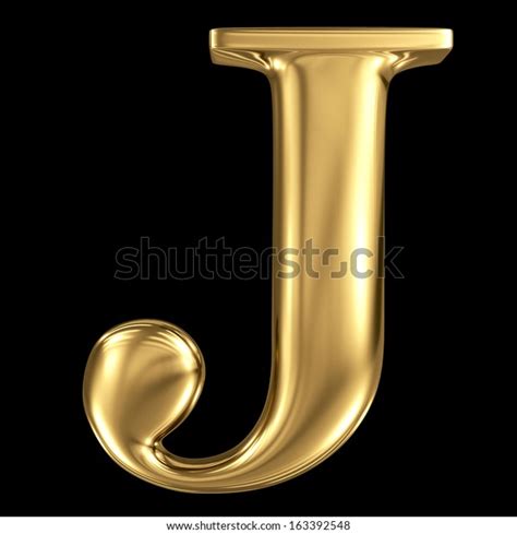 Golden Shining Metallic 3d Symbol Capital Stock Illustration 163392548