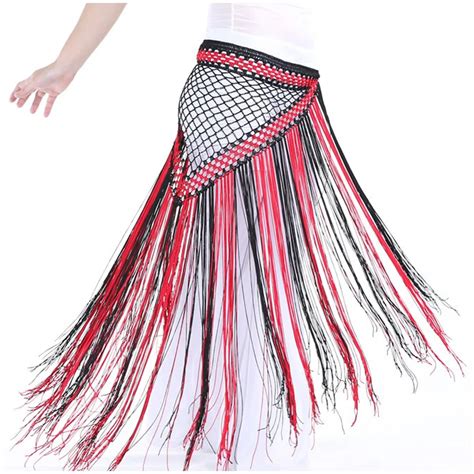 tribal belts women s belly dance costume waist chain double color argentina triangle hip scarf