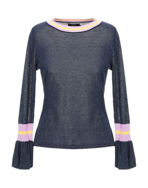 Only Synthetic Sweater In Dark Blue Blue Lyst