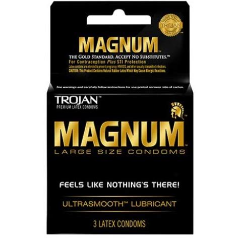 Trojan Magnum Ultrasmooth Lubricant Condoms Regular 6ct Pack