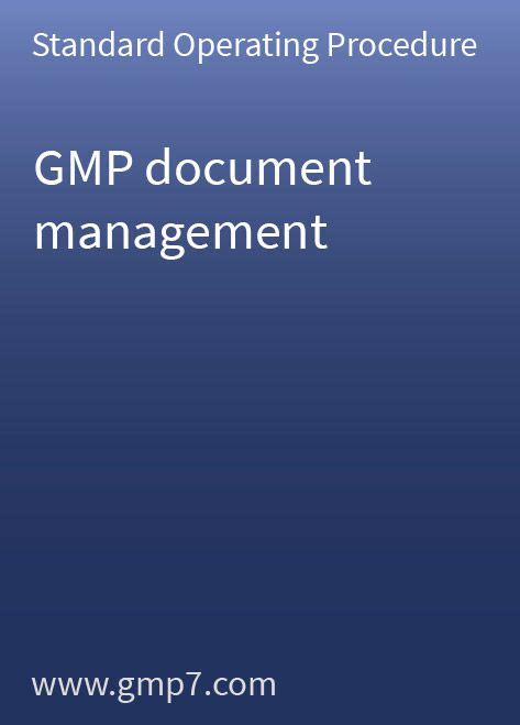 Gmp Sop Standard Operating Procedures For Fda Eu Emea Cgmp