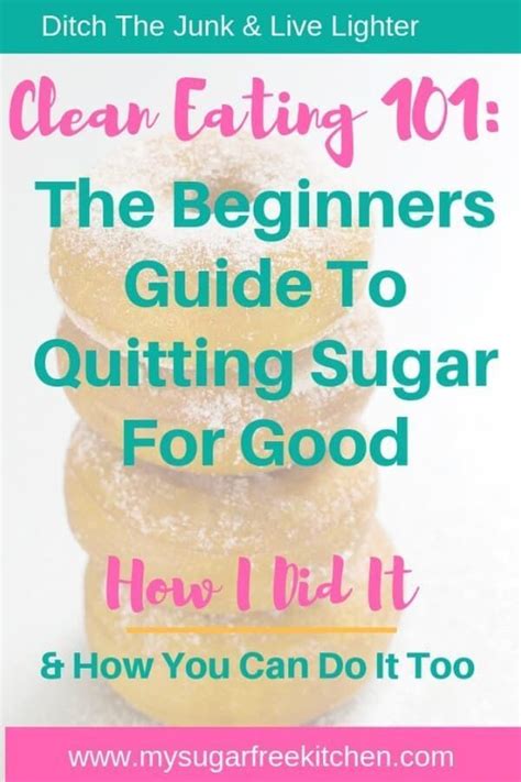 Clean Eating 101 How I Quit Sugar And How You Can Too Sugar Detox Plan Sugar Free Lifestyle