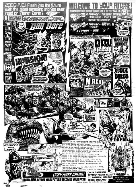 Starlogged Geek Media Again 1977 2000ad Subscription Advert From