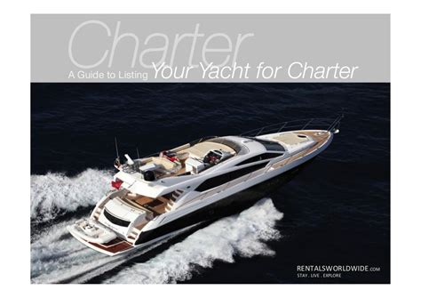 Yacht Charter Guide By Martin Phillips Via Slideshare Yacht Charter