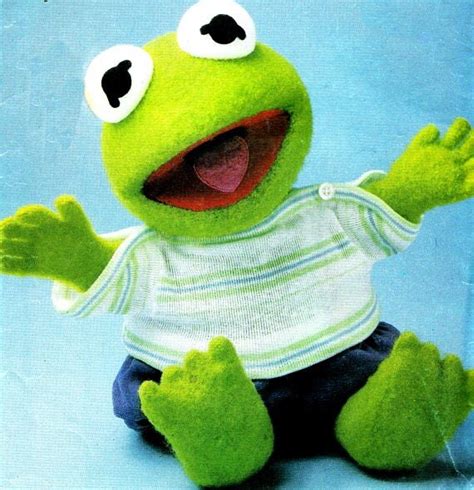 1980s Vogue 8966 Muppet Babies Kermit The Frog Stuffed Animal