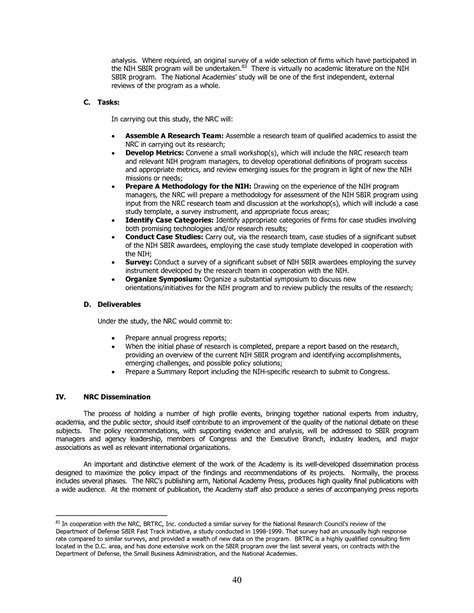 Annex B Sample Proposal An Assessment Of The Small Business