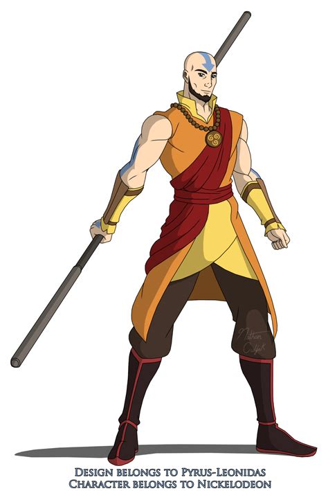 Avatar Aang Mk Style By Pyrus Leonidas On Deviantart