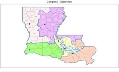 North Louisiana Congressional Districts Expanded