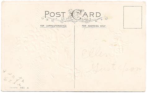 Vintage Scrapbooking Free Vintage Post Card Backs
