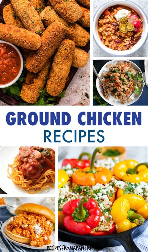 21 Ground Chicken Recipes Recipes From A Pantry