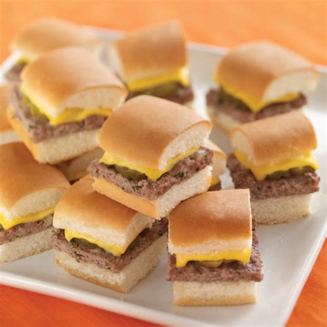 Classic Mini Cheeseburgers Recipes Pampered Chef Us Site