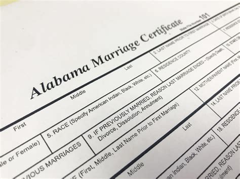 New Alabama Marriage Certificate Mountain Valley News
