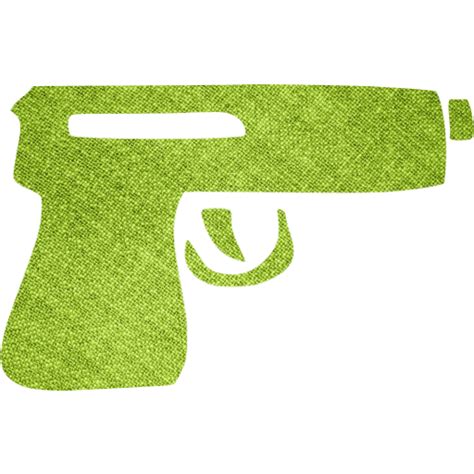 Green fabric gun icon - Free green fabric gun icons - Green fabric icon set