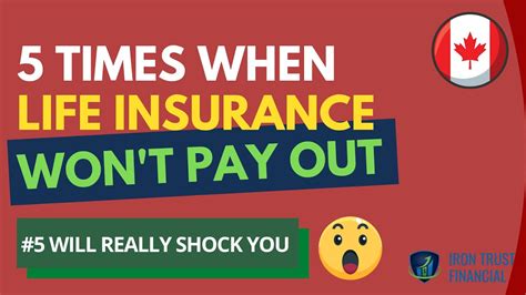 5 Times Life Insurance Wont Pay Out 5 Will Really Shock You Youtube