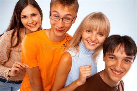 Happy Friends Stock Image Image Of Success Four Friendship 11690809