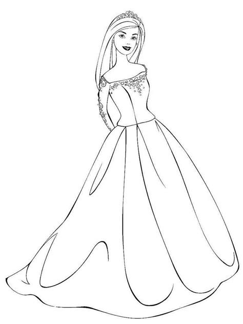 Barbie Princess Coloring Pages For Girls My Xxx Hot Girl