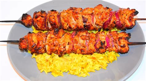 Middle Eastern Chicken Kebabs Grilled Chicken Skewers Recipe كباب
